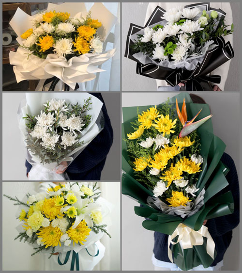 江苏南京鼓楼区江东街道白事花束代送